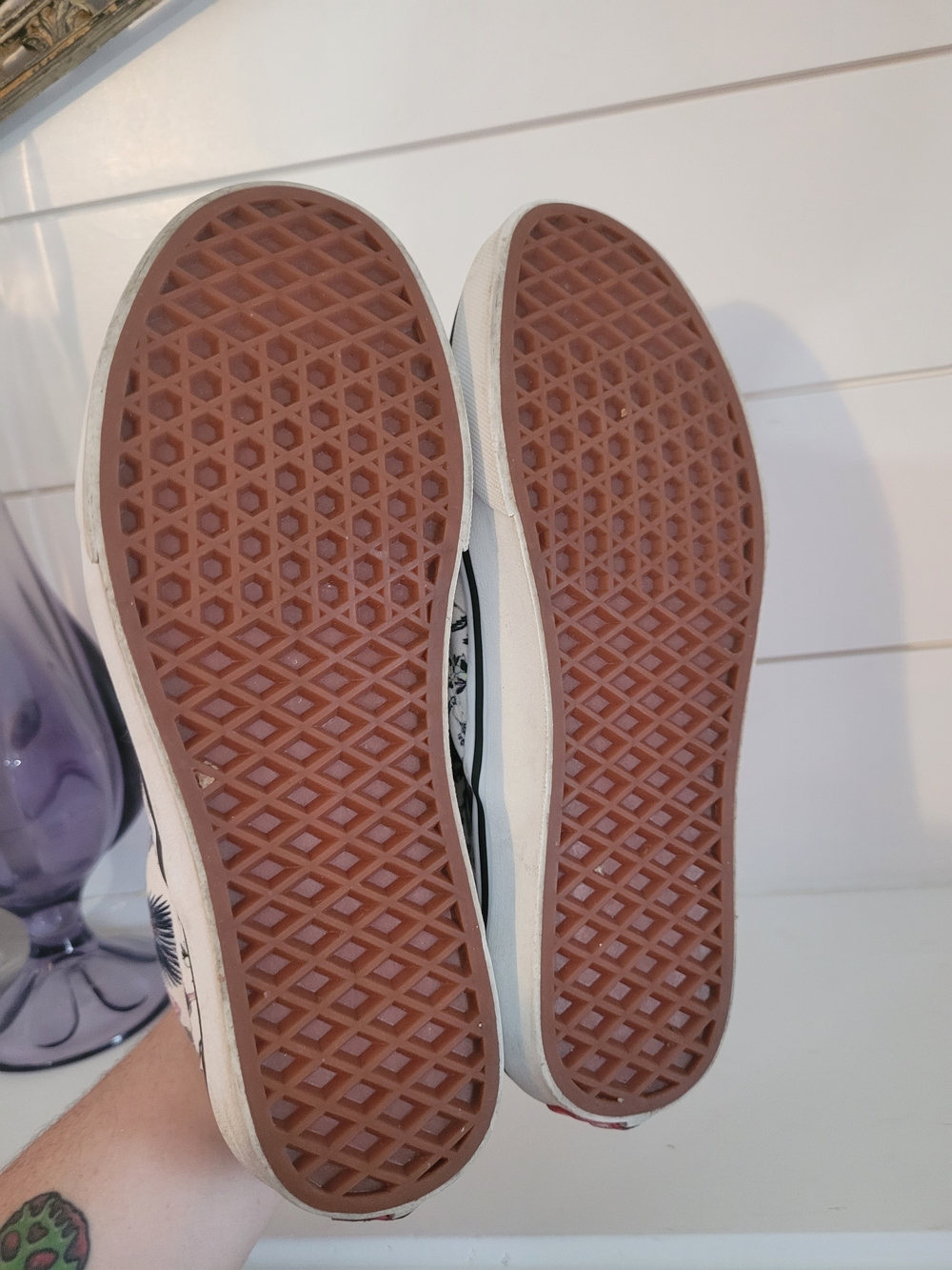 Vans Slip-On Floral Canvas Sneakers - Picture 12 of 13